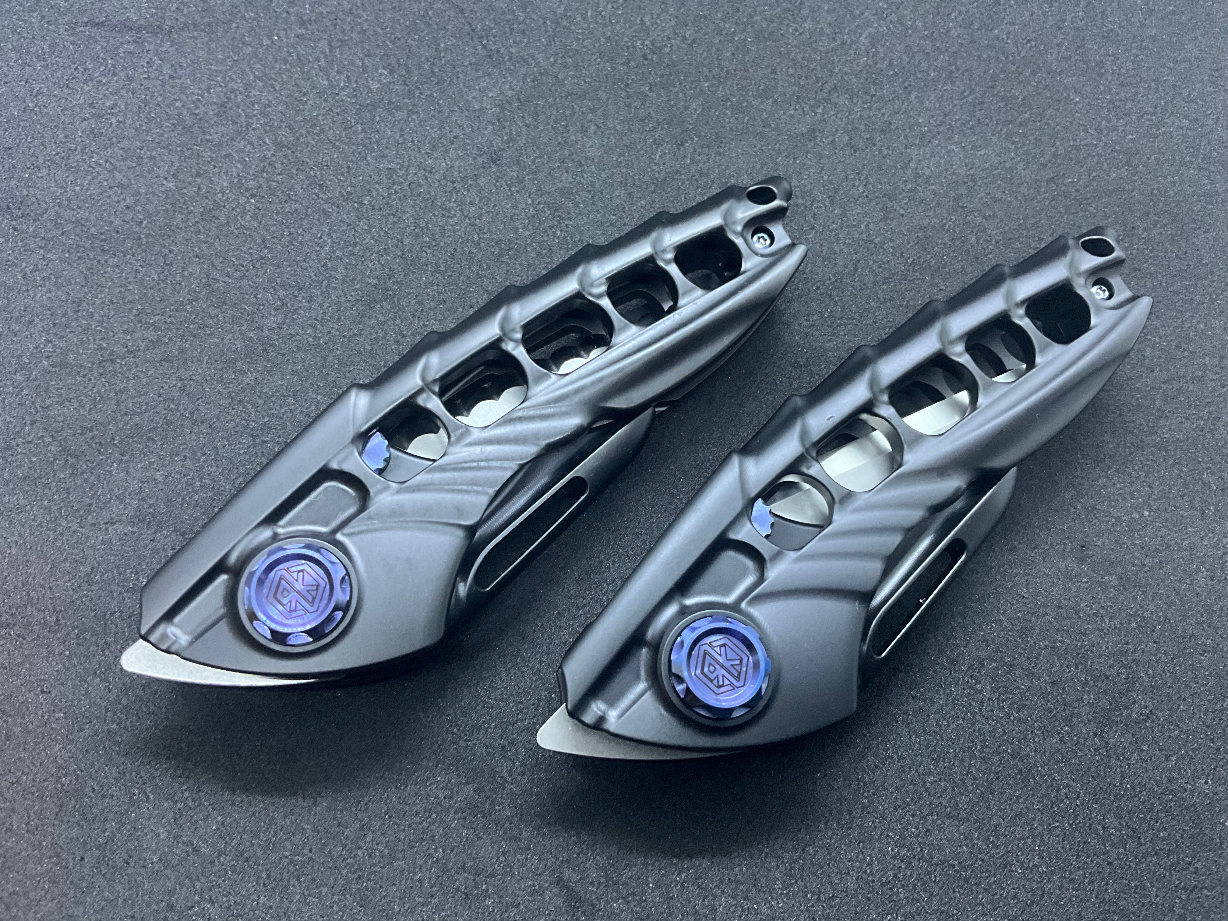 Rike Knife - Alien 1 + Fully Serrated Blade (updated version)