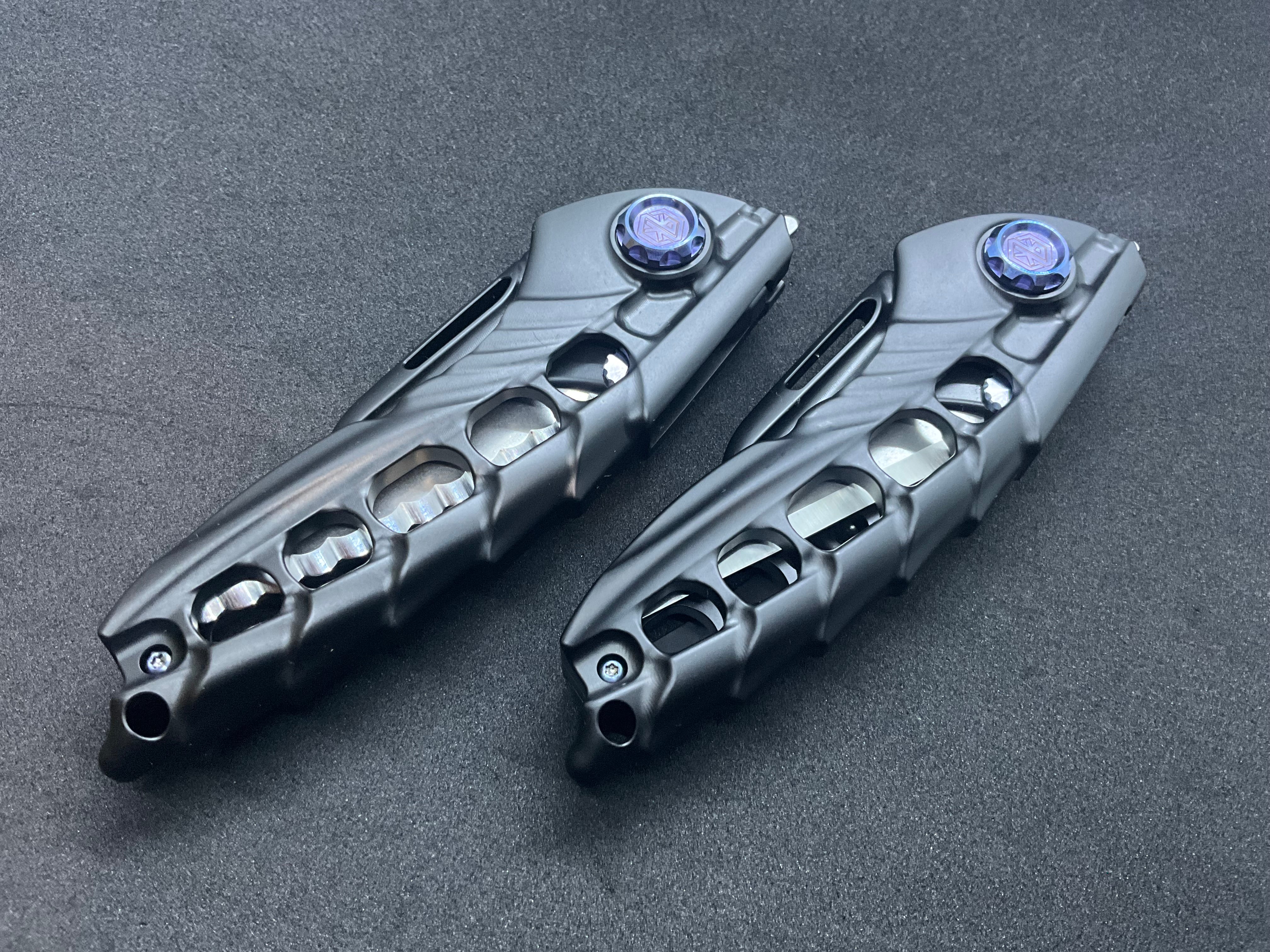 Rike Knife - Alien 1 + Fully Serrated Blade (updated version)