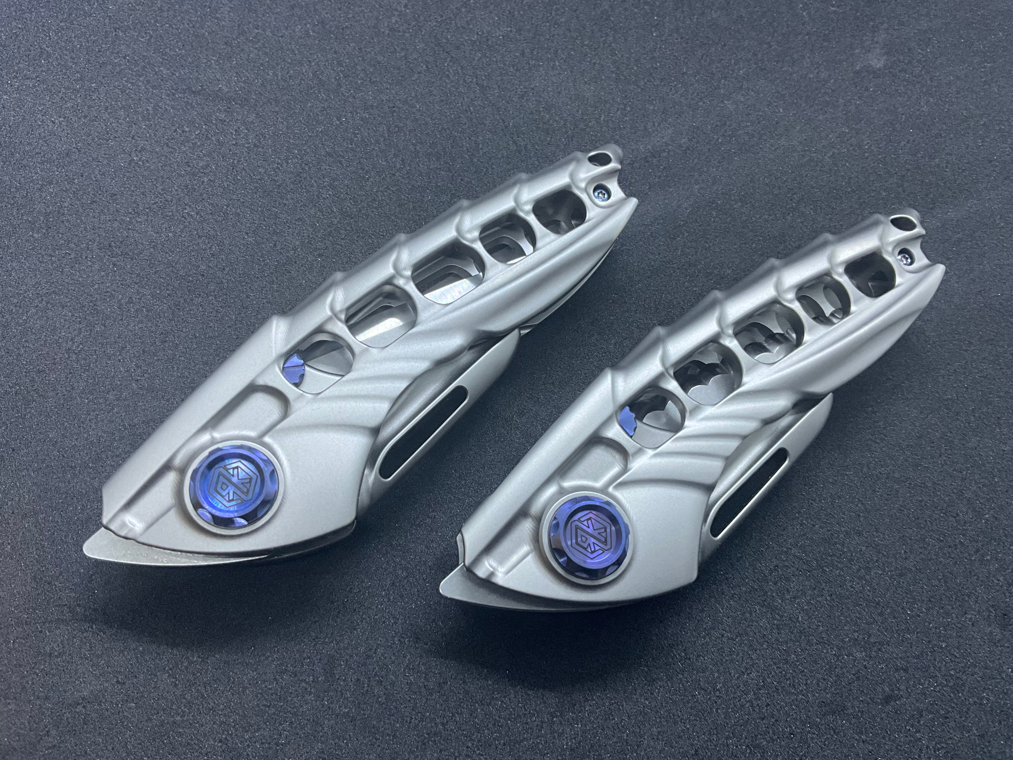 Rike Knife - Alien 1 + Fully Serrated Blade (updated version)