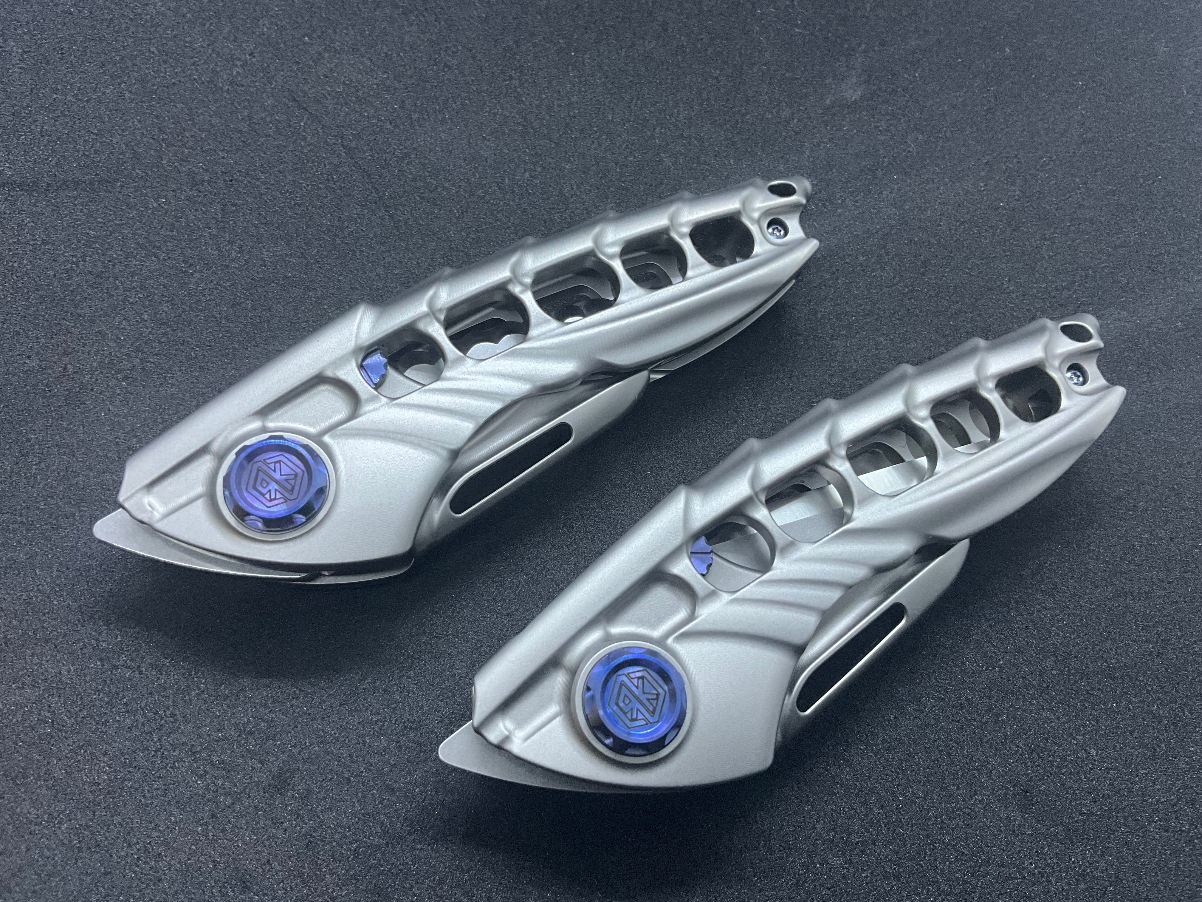 Rike Knife - Alien 1 + Fully Serrated Blade (updated version)