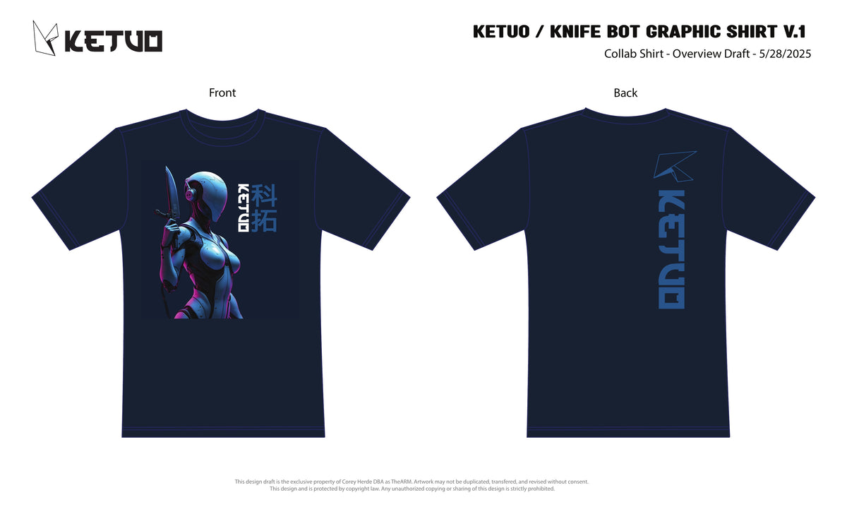 Ketuo - Knife Bot Graphic Shirt