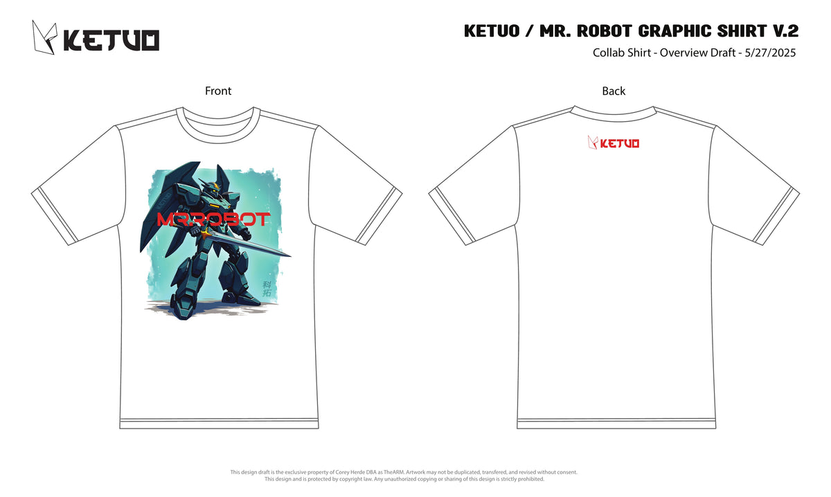Ketuo - Mr.Robot Graphic Shirt V2
