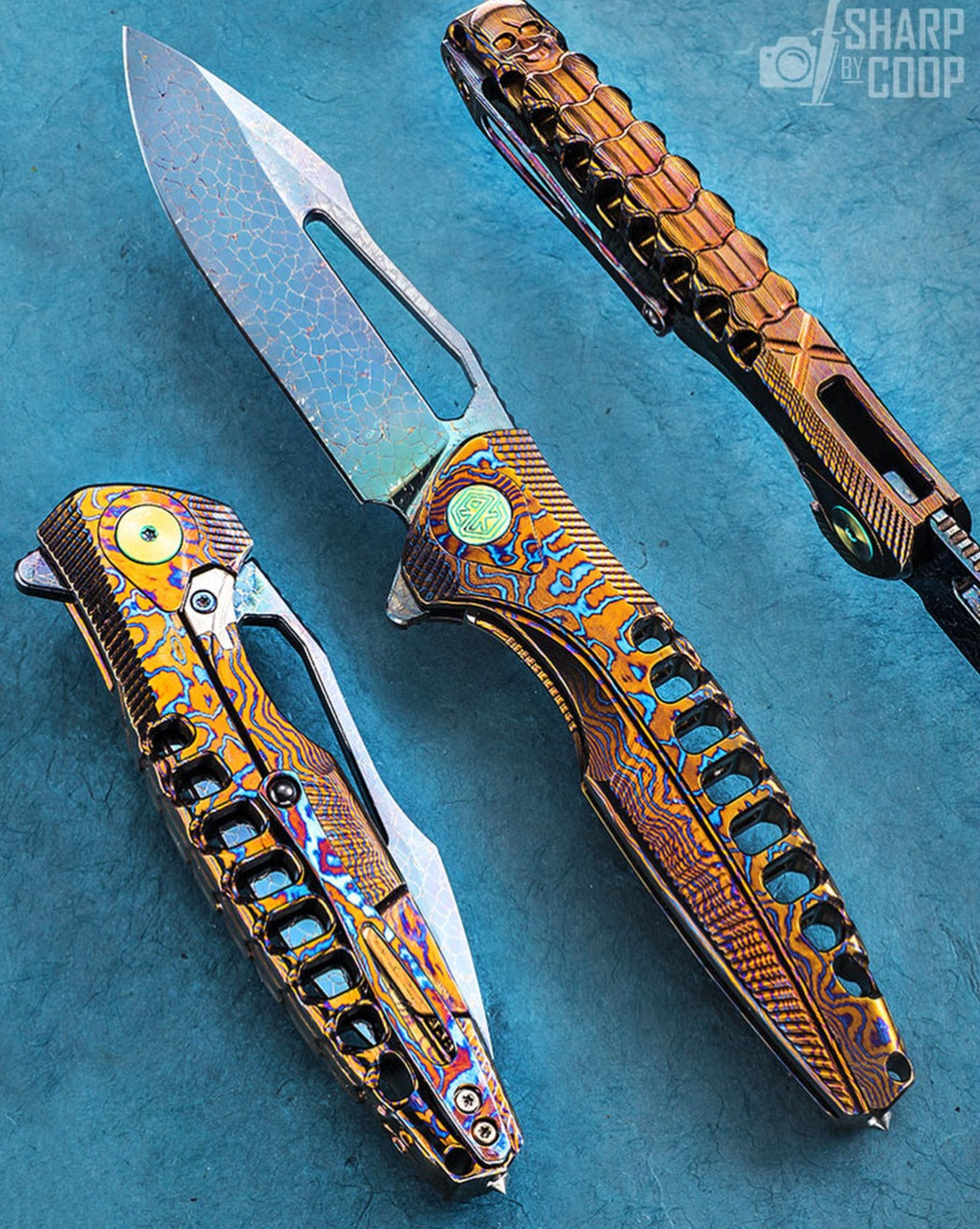 Rike Knife - Thor5 Damascus