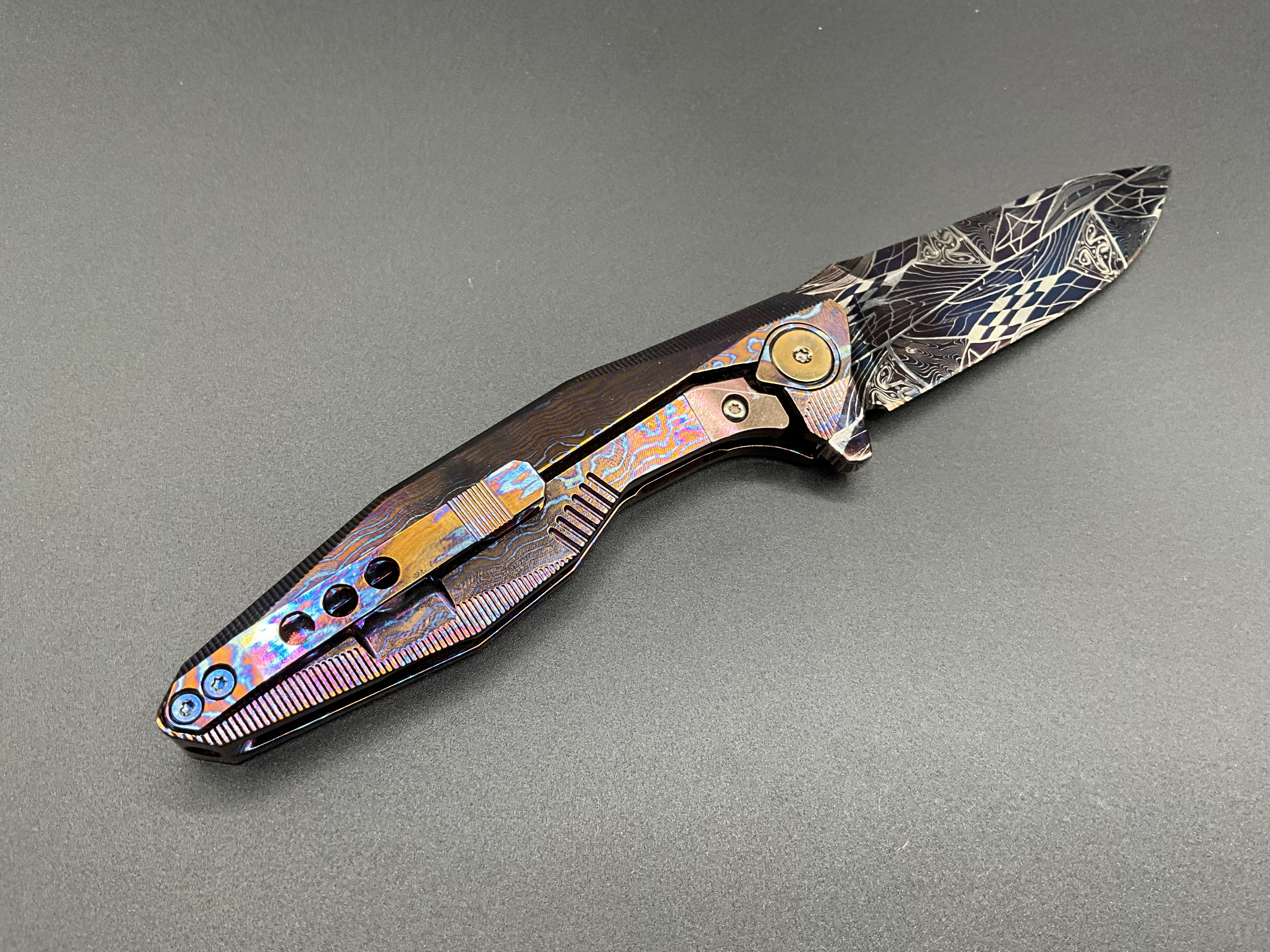 Rike Knife - 1508S Damascus